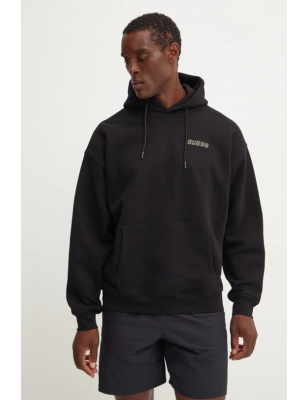 Guess bluza EMIS męska kolor czarny